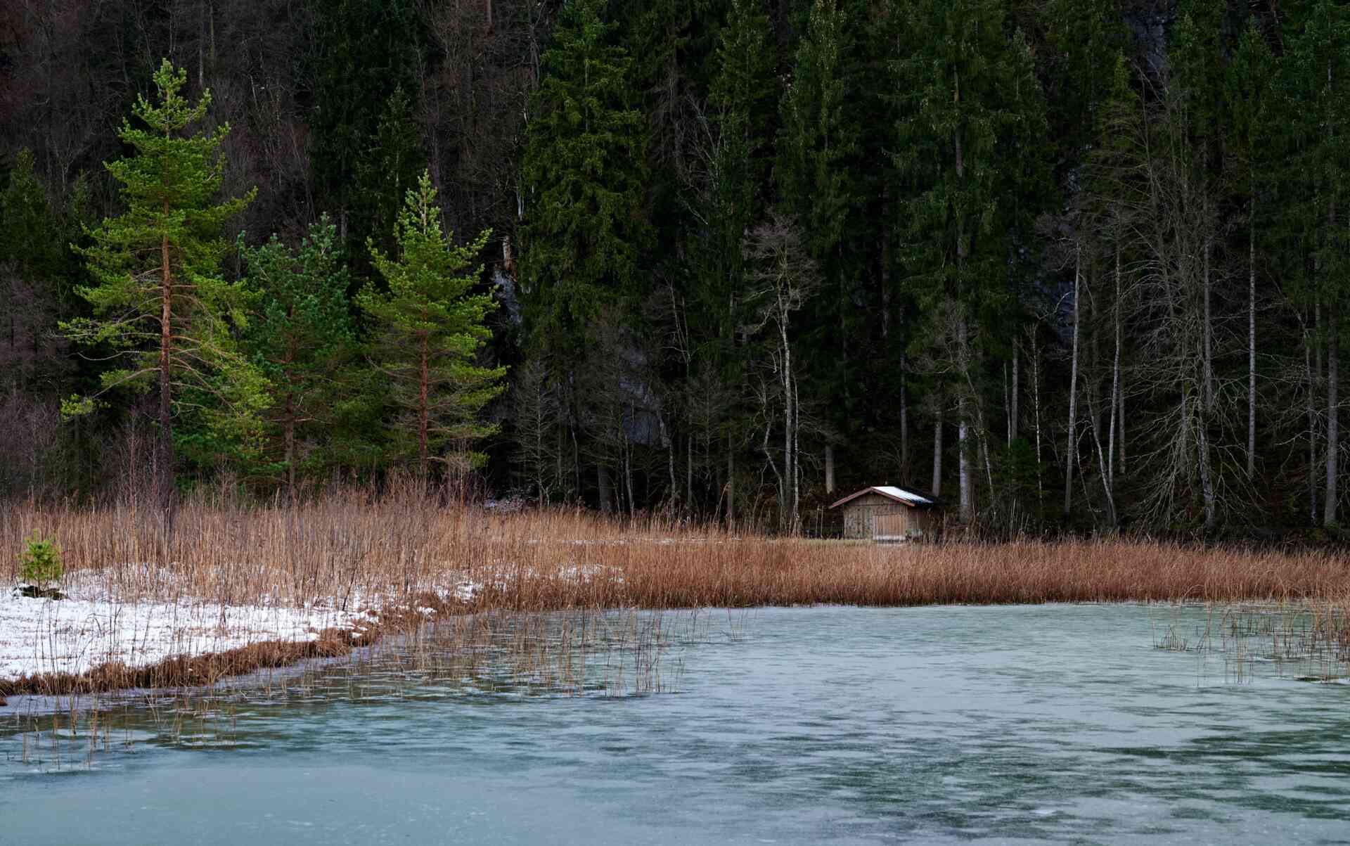 Der Barmsee in Krün.