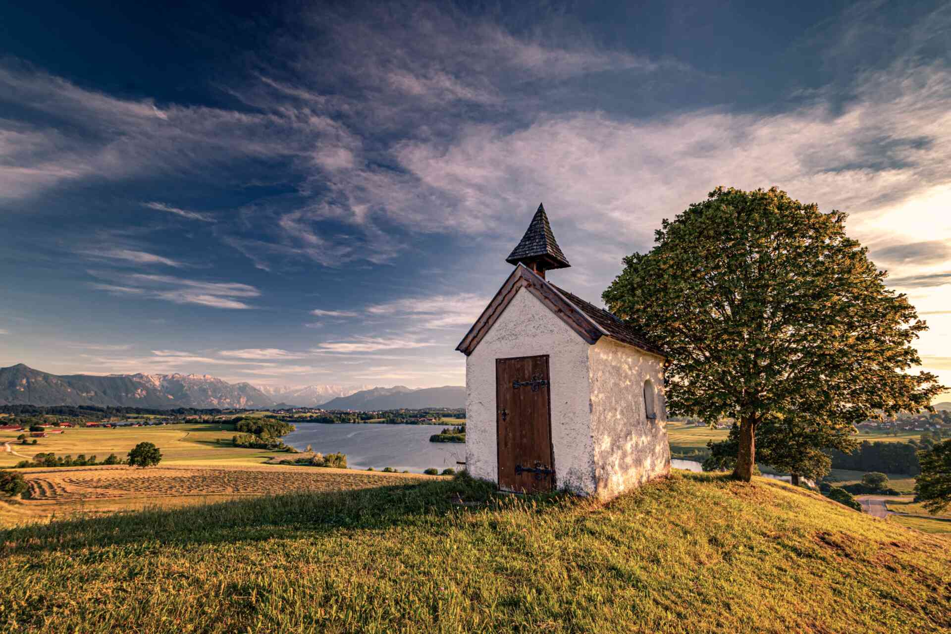 Kapelle im Alpenvorland.