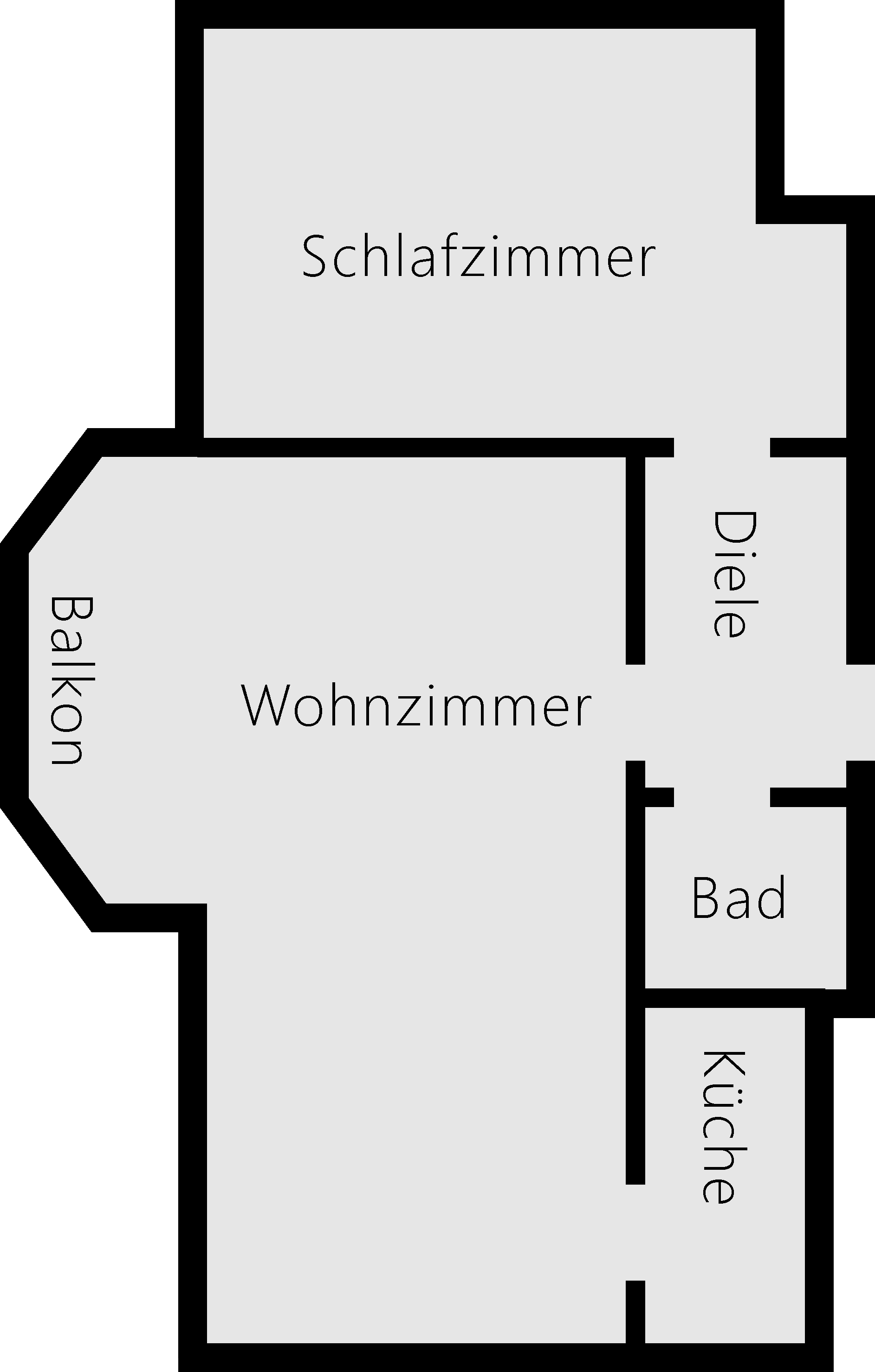 Grundriss der Ferienwohnung Wetterstein in Wallgau